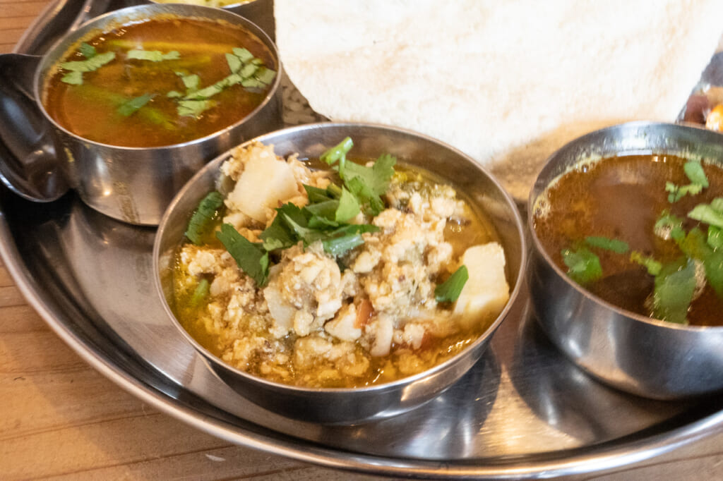 タケノコチキンキーマカレー