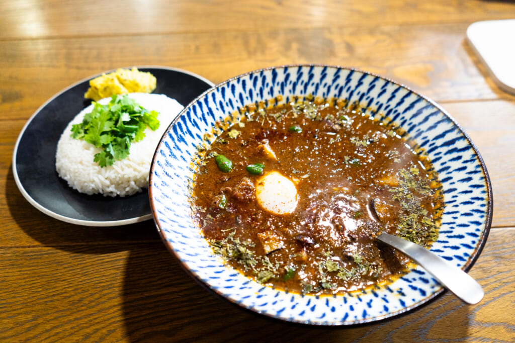 チャランドラーカリー ラムキーマスープカリー