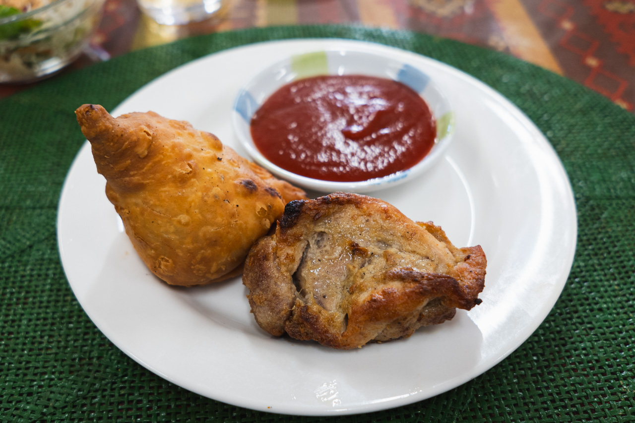 レディースセットのチキン