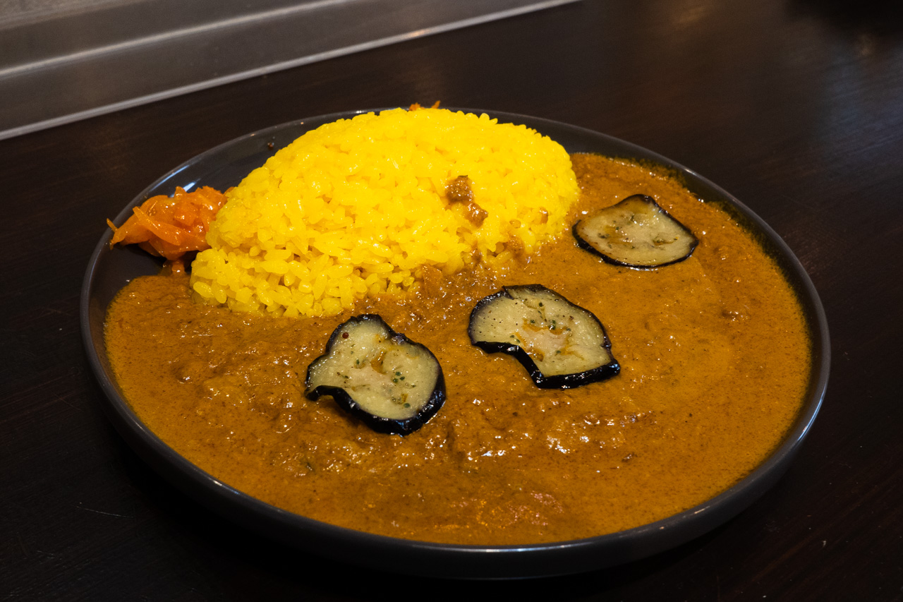 キーマ茄子カレー