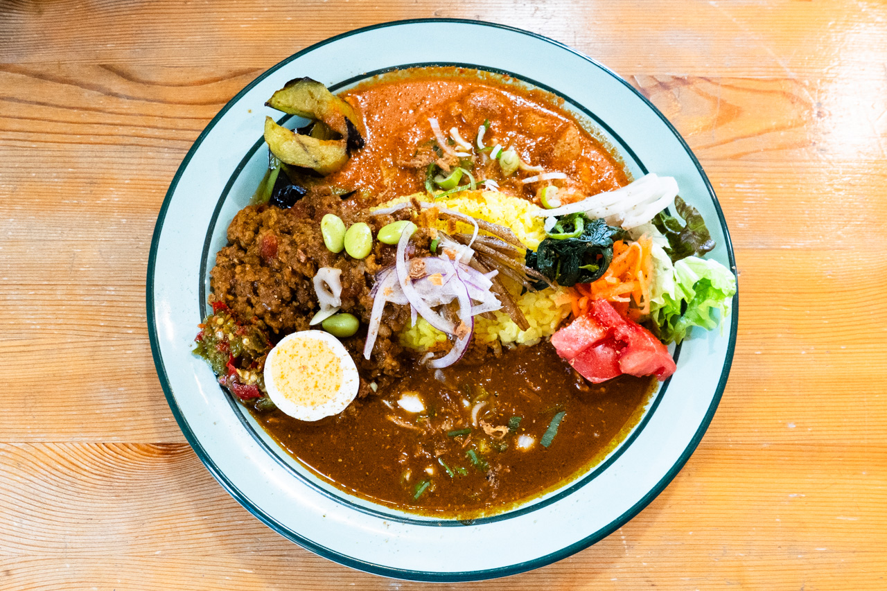 バターチキンカレー&ドライカレー&スリランカカレー