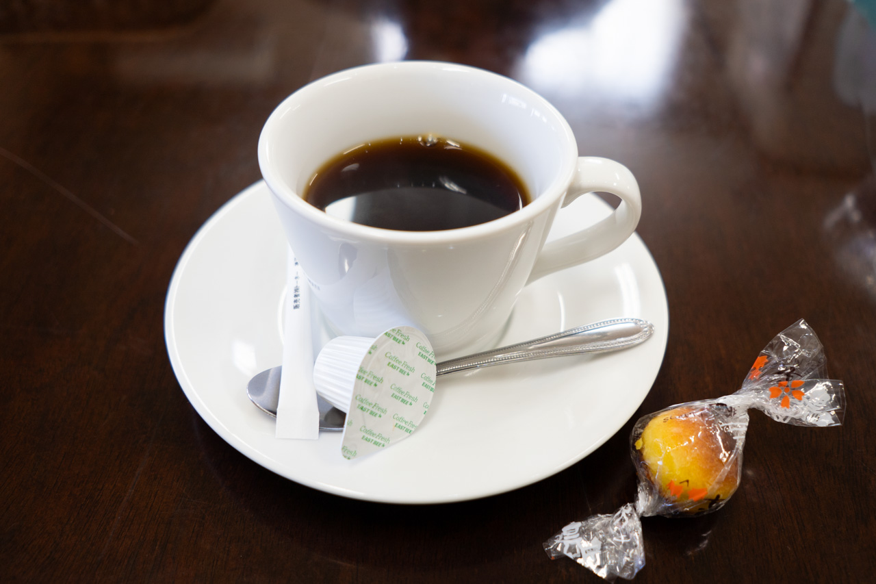 コーヒーとお菓子