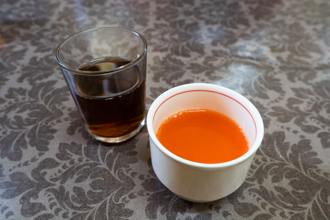 スープとドリンク