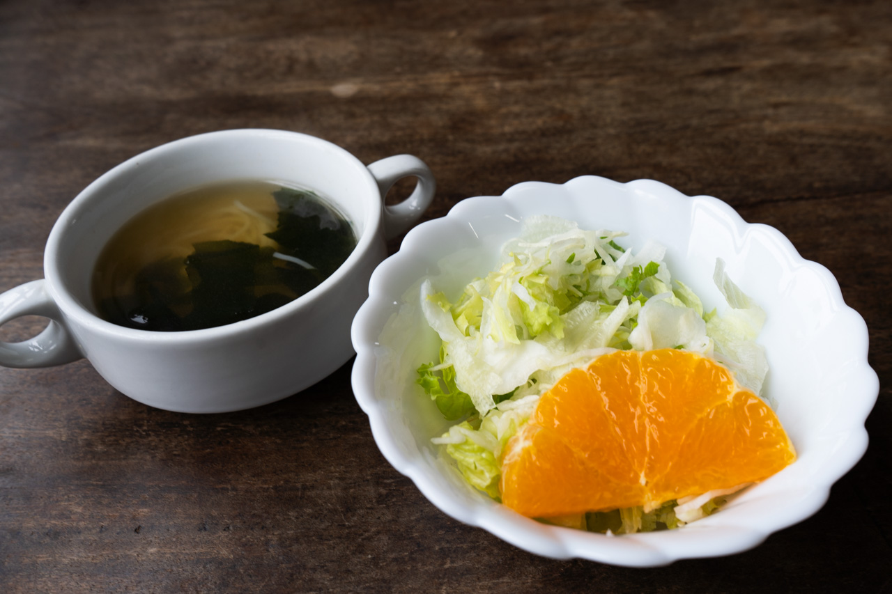 サラダとスープ