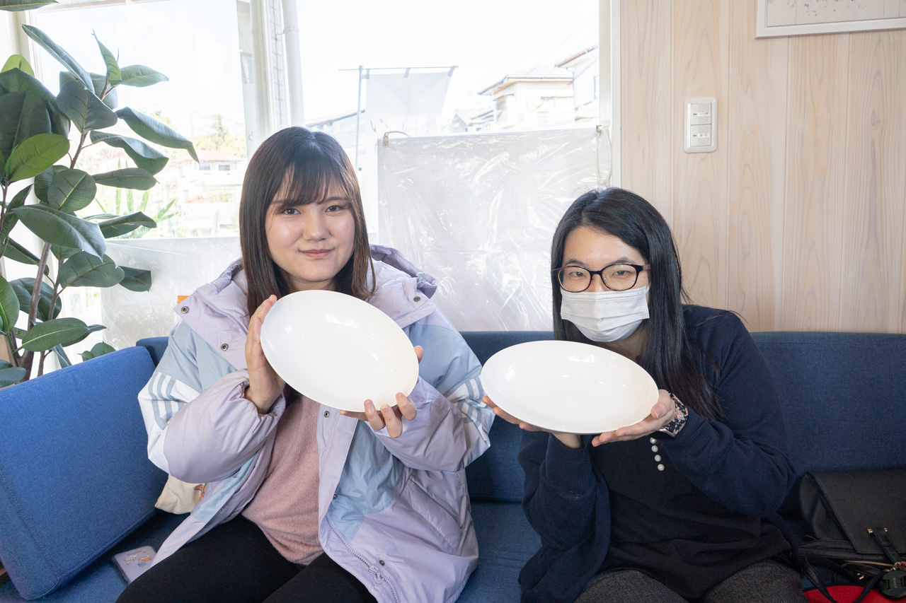 ビュッフェに行く前