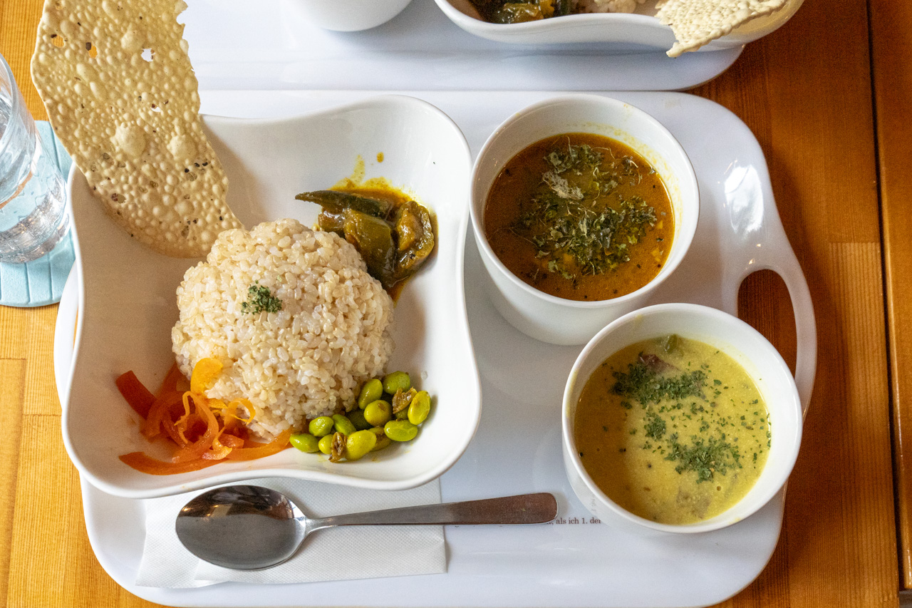 お野菜とお肉のダブルカレーセット