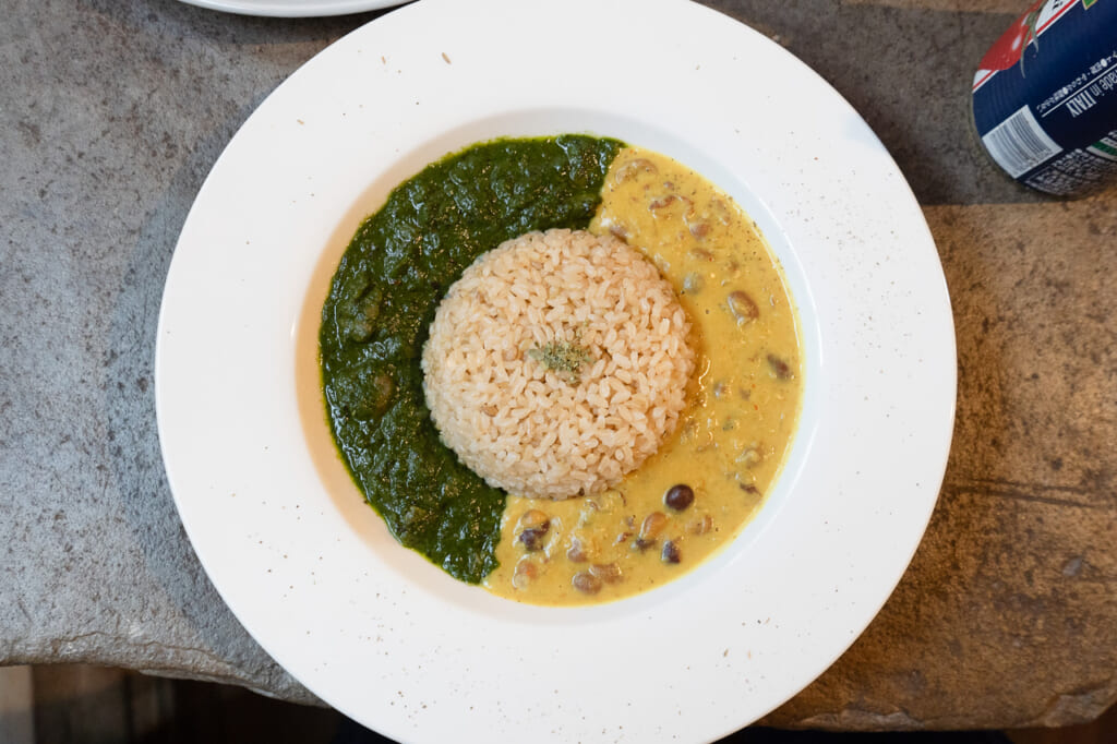 シェヌー　２色あいがけ